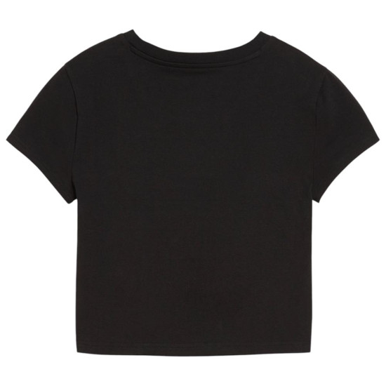 Puma Γυναικεία κοντομάνικη μπλούζα Wardrobe Essentials Cut-Out Baby Tee